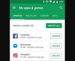 Aggiornamento dell'app all'ultima versione per correggere il backup di WhatsApp bloccato su Android